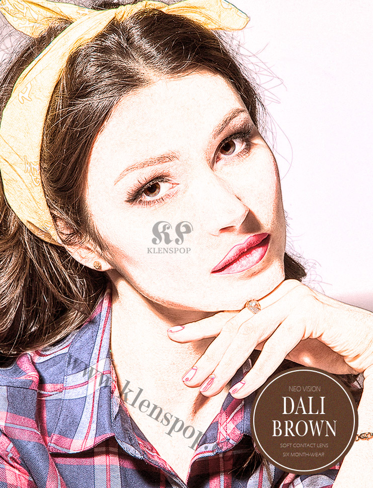 First description images of Neo Vision Dali Brown Circle Lenses